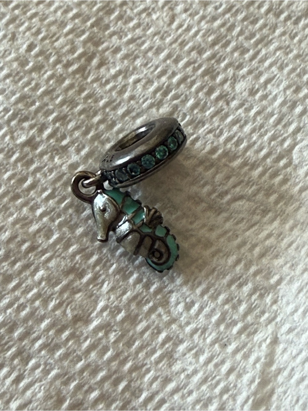 Pandora tropical Seahorse Charm  model#791311MCZ  (retired)
